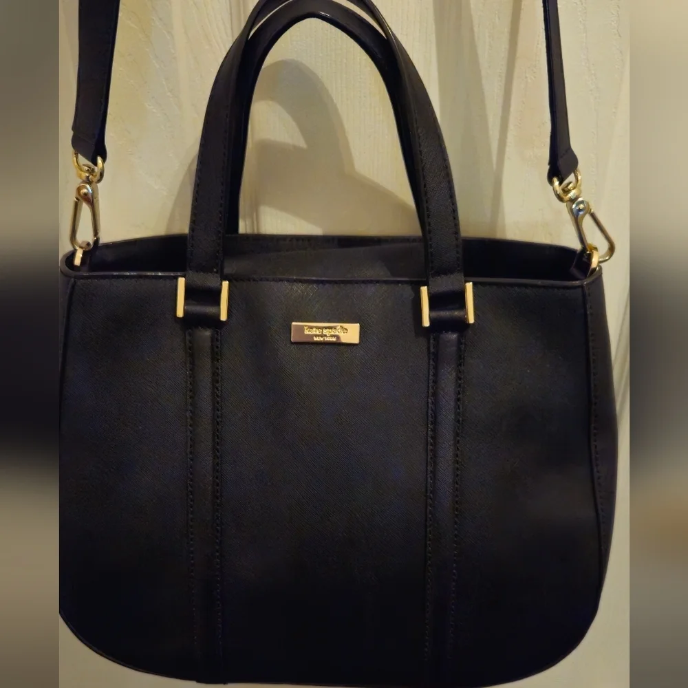Kate Spade Newberry Lane Saffiano Leather Black Shoulder Bag/Tote/Satchel